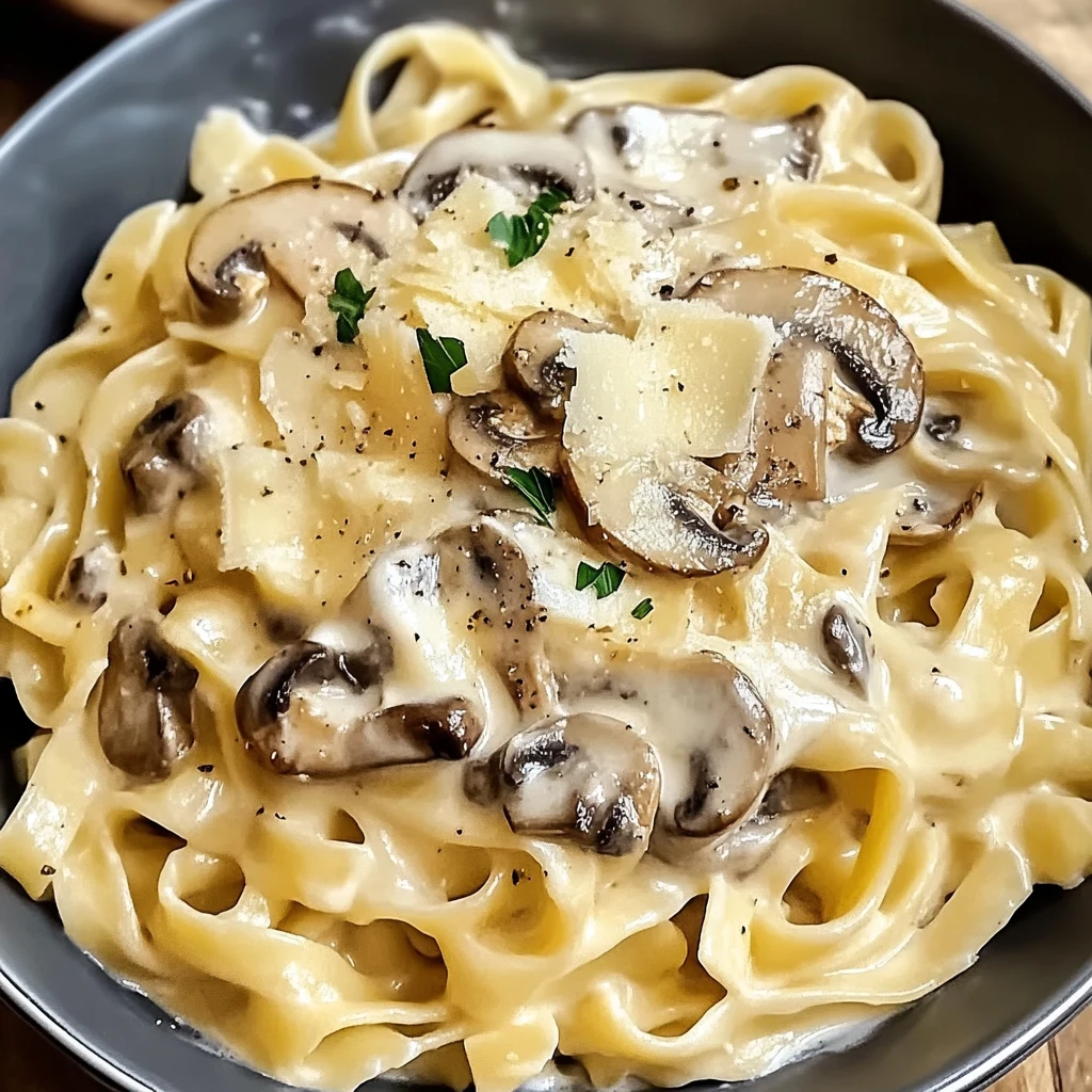 Mushroom Gruyere Pasta 4 Ingredients Quick Delicious
