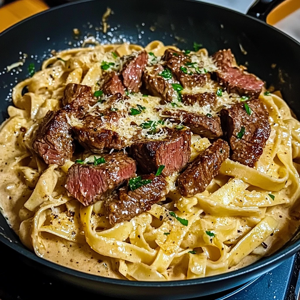 One-Pan Creamy Cajun Honey Garlic Steak Pasta 30 Minutes Ultimate Delicious