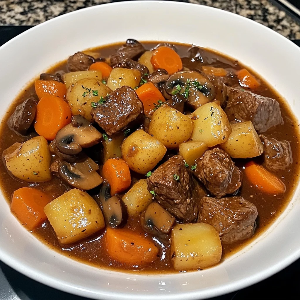 One-Pot Autumn Beef Stew 4 Servings Perfect Delicious