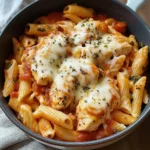 One-Pot Chicken Parmesan Pasta 30 Minutes Easy Delicious