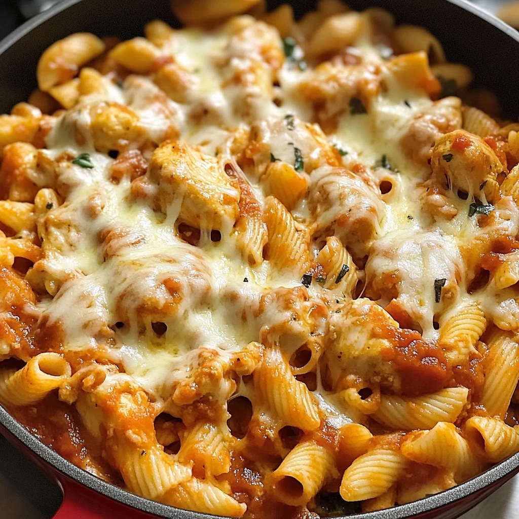 One-Pot Chicken Parmesan Pasta 30 Minutes Easy Delicious