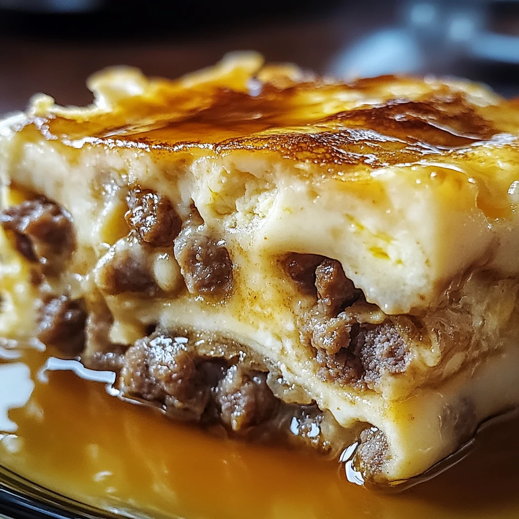 Pancake Sausage Casserole 5 Steps Easy Delicious