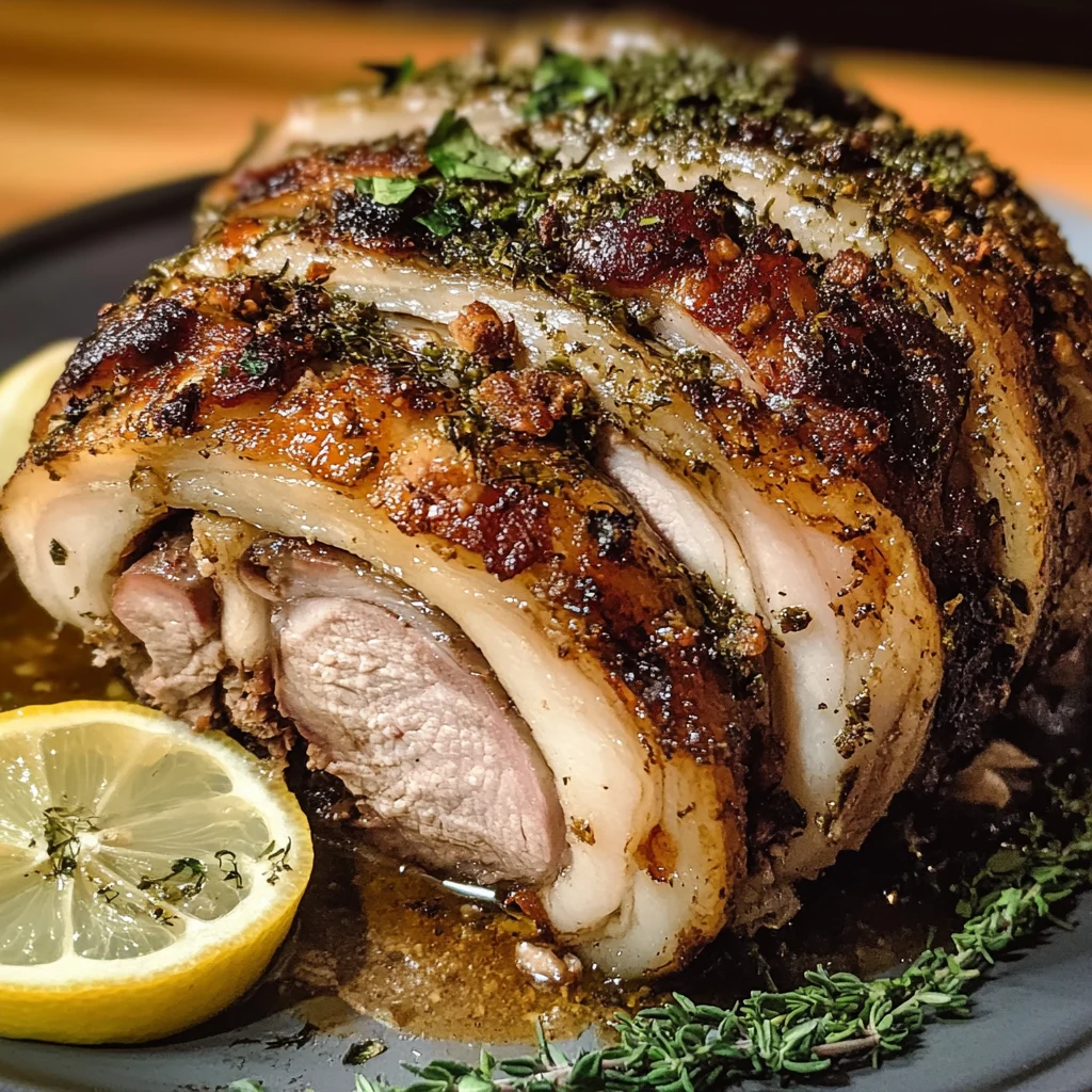 Porchetta with Fennel and Herbs 7 Ingredients Supreme Delicious