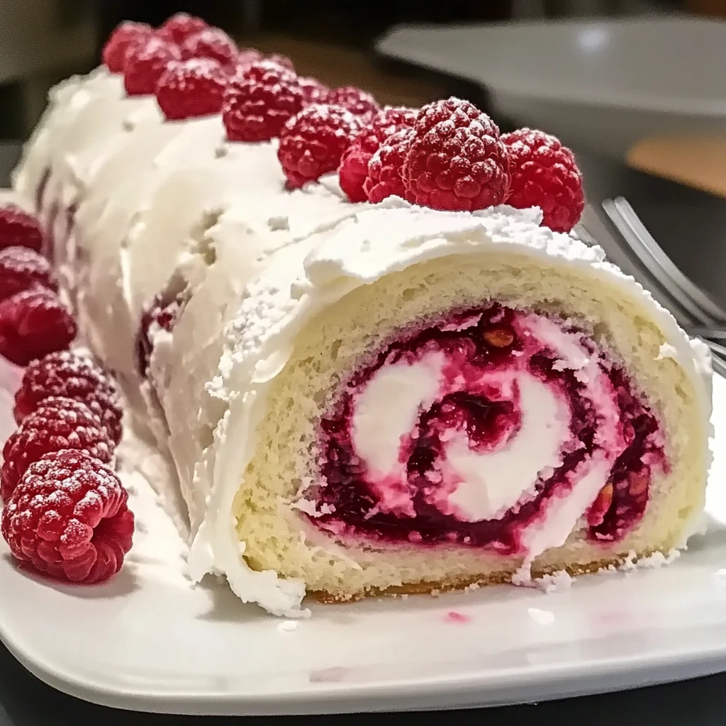 Raspberry Swirl Christmas Roll 4 Ingredients Ultimate Delicious