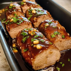 Slow Cooker 5-Ingredient Honey Garlic Pork Tenderloin