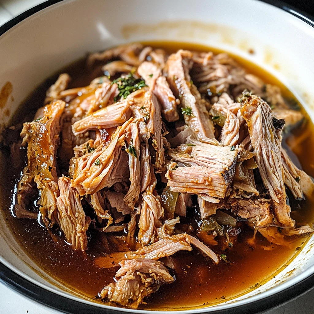 Slow Cooker Apple Cider Pulled Pork 5 Steps Awesome Delicious