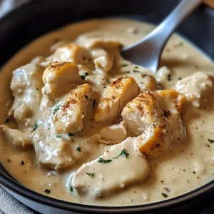 Slow Cooker Creamy Chicken & Gravy 5 Steps Ultimate Delicious