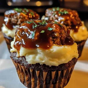 Smoky Bourbon BBQ Meatloaf Cupcakes 30 Minutes Ultimate Delicious