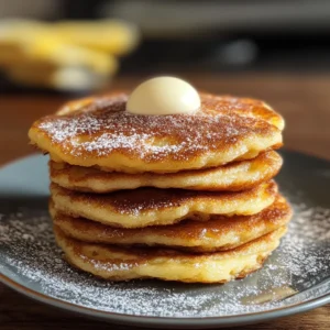 Spanish Churro-Inspired Pancakes 4 Servings Easy Delicious