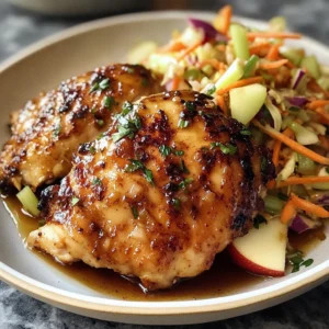 Sticky Apple Cider Chicken 30 Minutes Perfectly Delicious
