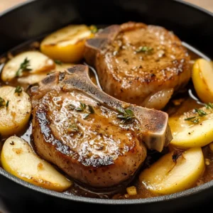 Apple Butter Pork Chops 4 Servings Easy Delicious