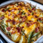 Bacon Green Bean Potato Casserole 4 Servings Easy Delicious