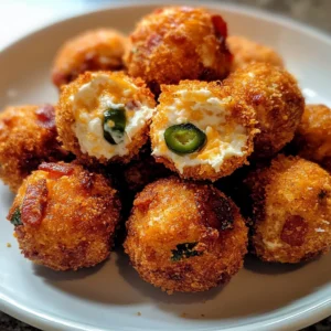 Bacon Jalapeño Cream Cheese Balls 4 Servings Ultimate Delicious