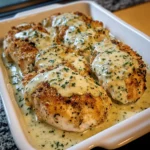 Baked Caesar Chicken with Creamy Parmesan Sauce 30 Minutes Easy Delicious