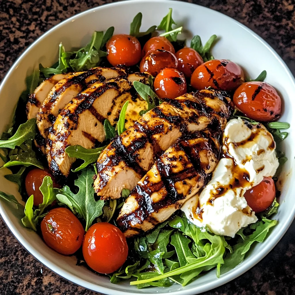 Balsamic Grilled Chicken Salad 4 Servings Perfect Delicious