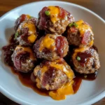 Bourbon Bacon Cheeseburger Meatballs - 30 Minutes - Ultimate - Delicious