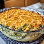 Cheddar Green Bean Casserole 4 Servings Easy Delicious