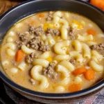Cheeseburger Macaroni Soup 30 Minutes Easy Delicious