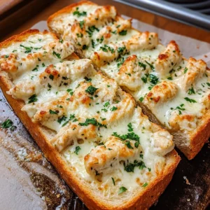 Chicken Alfredo Garlic Bread 5 Steps Ultimate Delicious