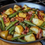 Country Ranch Green Beans and Potatoes with Bacon Recipe