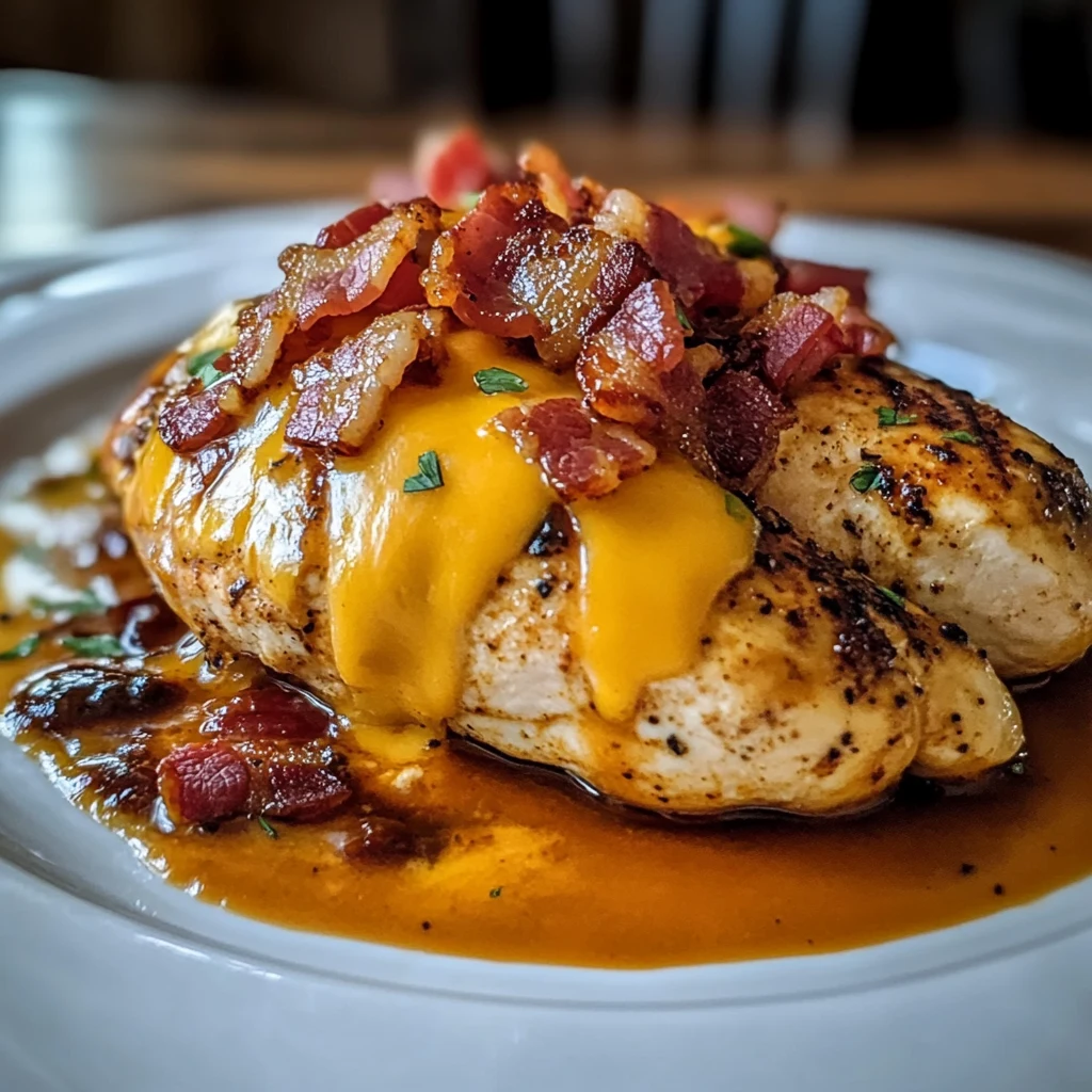 Cowboy BBQ Bacon Cheddar Chicken 30 Minutes Ultimate Delicious