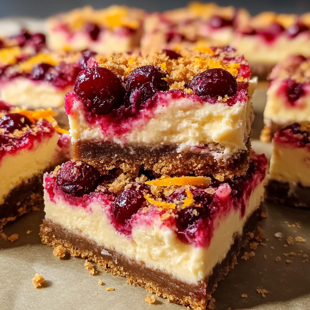 Cranberry Orange Cheesecake Bars 5 Steps Ultimate Delicious