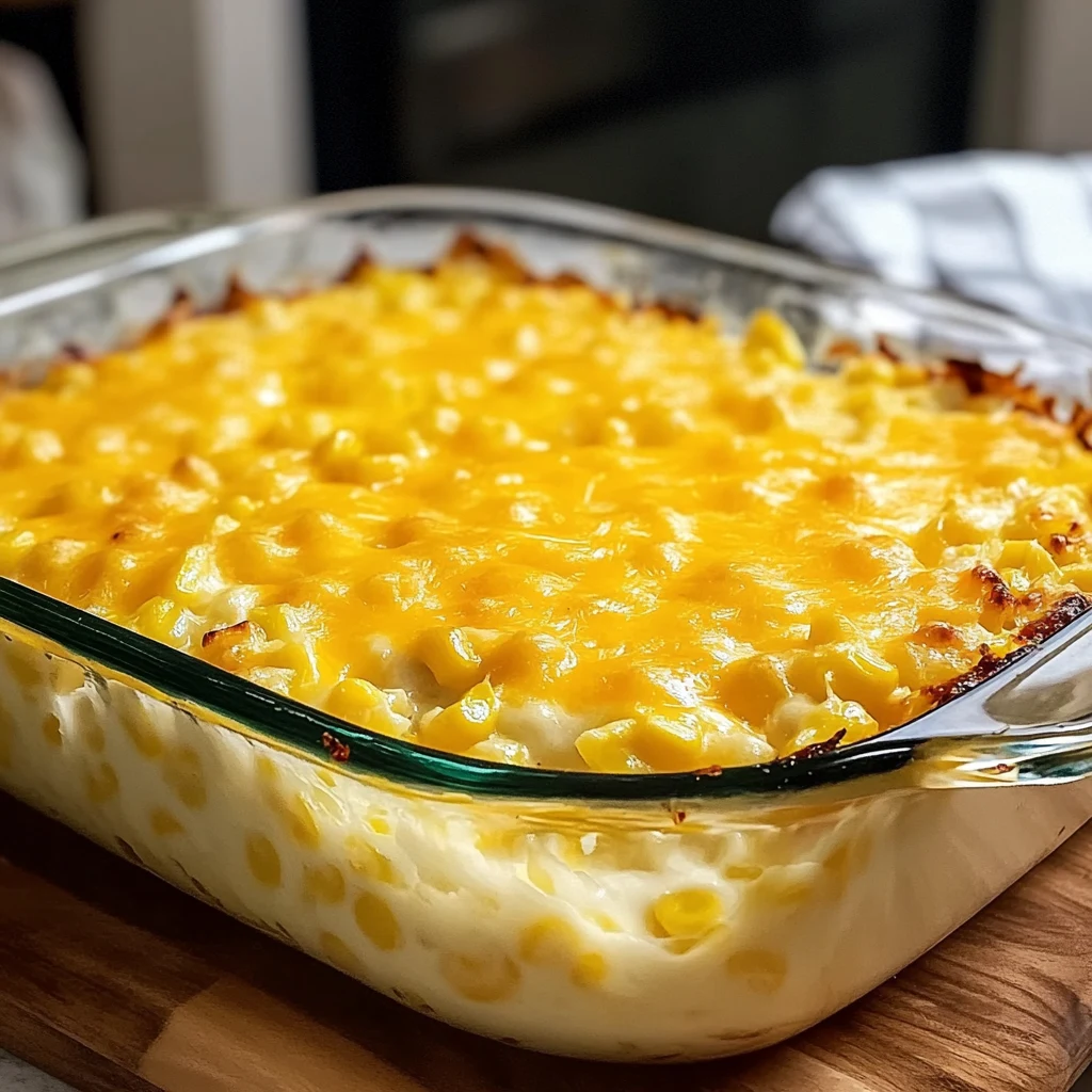 Cream Cheese Corn Casserole 4 Ingredients Easy Delicious