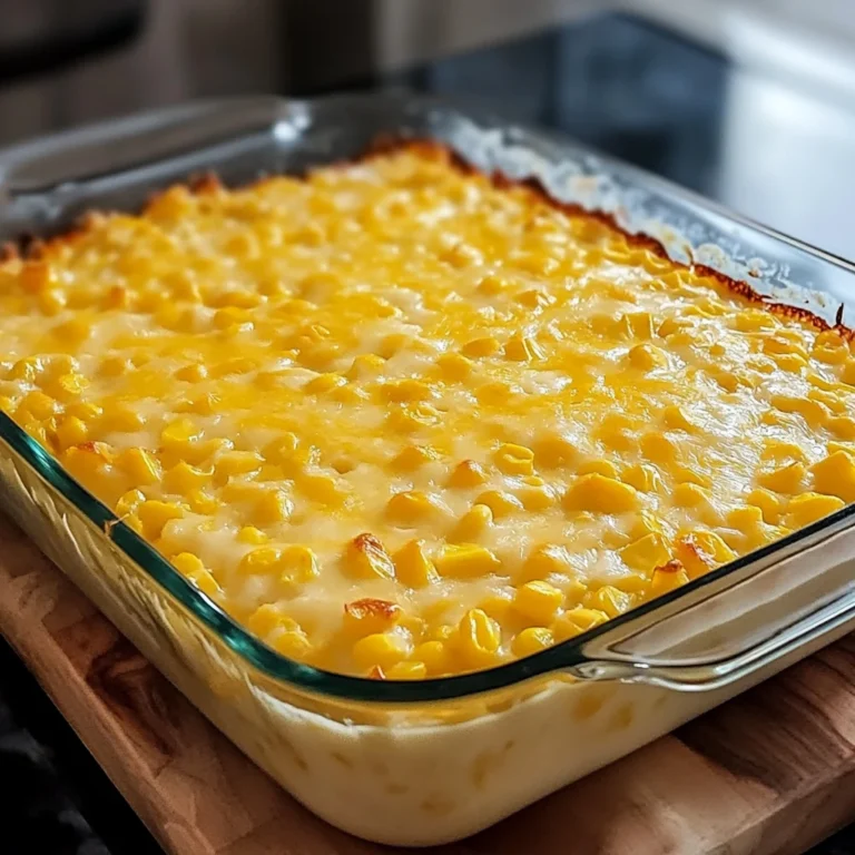 Cream Cheese Corn Casserole 4 Ingredients Easy Delicious