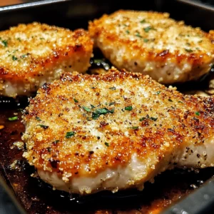 Crispy Baked Parmesan Pork Chops 30 Minutes Easy Delicious