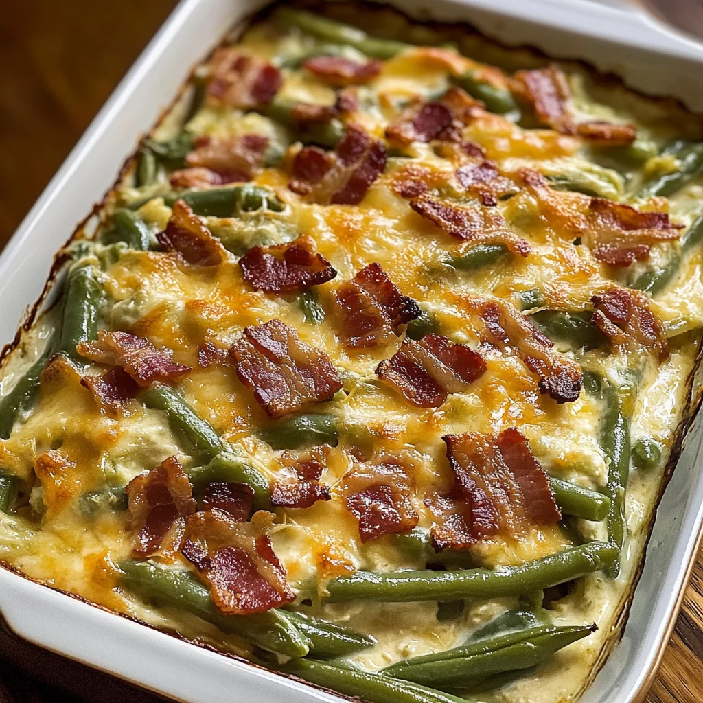 Decadent Cheesy Bacon Green Bean Casserole 30 Minutes Ultimate Delicious