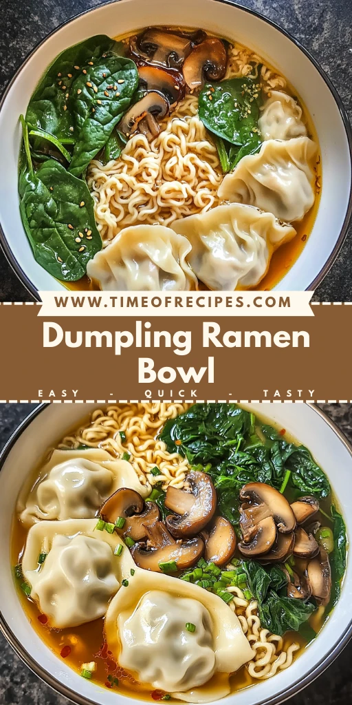 Dumpling Ramen Bowl 5 Steps Easy Delicious