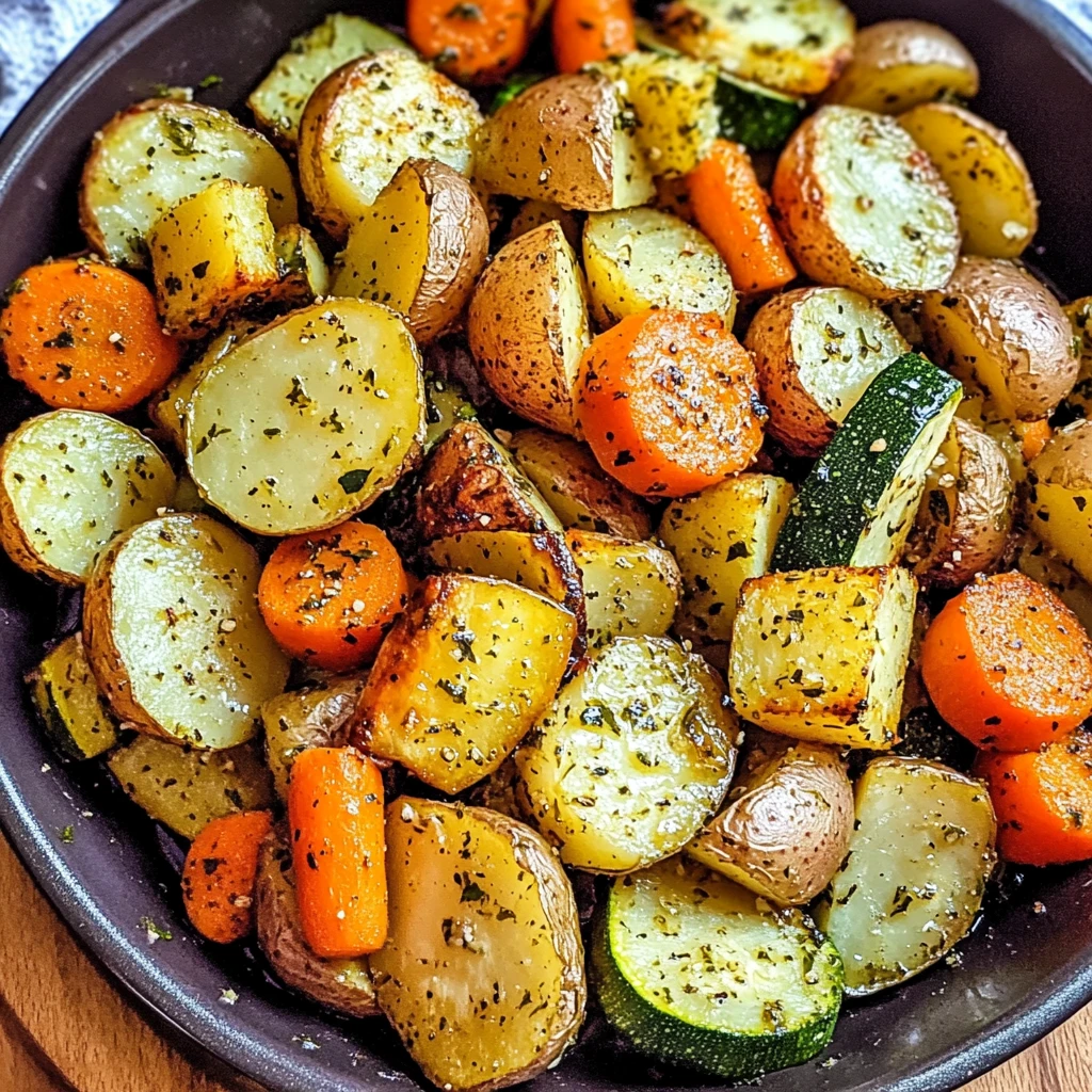 Garlic Herb Roasted Potatoes 4 Servings Easy Delicious