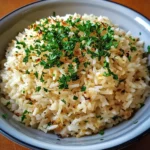 Garlic Parmesan Rice 4 Servings Easy Delicious