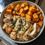 Healthy Chicken and Sweet Potato Rice Bowl 30 Minutes Easy Delicious