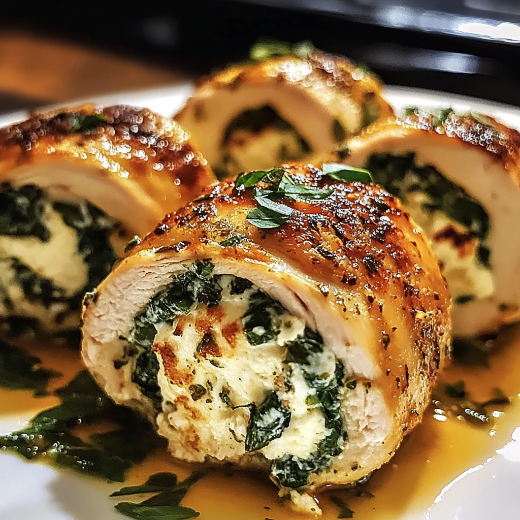 Herbed Ricotta Stuffed Chicken Rolls 30 Minutes Easy Delicious