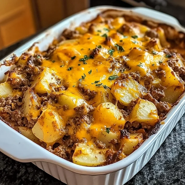 Hobo Casserole with Ground Beef: 7 Ingredients, Easy, Delicious