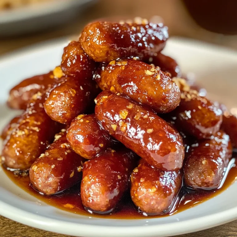 Hot Honey Garlic Lil Smokies 4 Servings Perfect Delicious