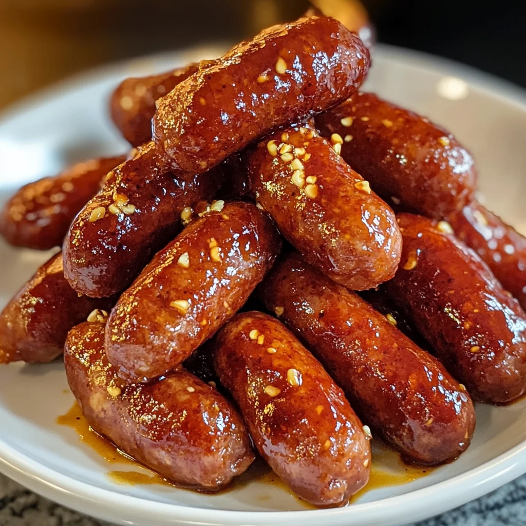 Hot Honey Garlic Lil Smokies 4 Servings Perfect Delicious