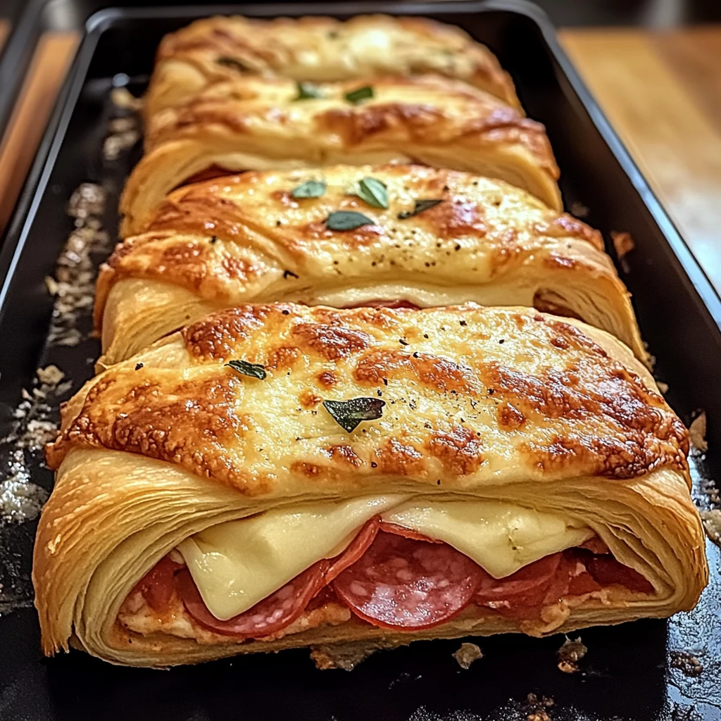 Italian Crescent Roll Sandwich Bake 30 Minutes Easy Delicious