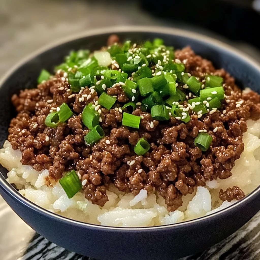 Korean Ground Beef Bowl 30 Minutes Easy Delicious
