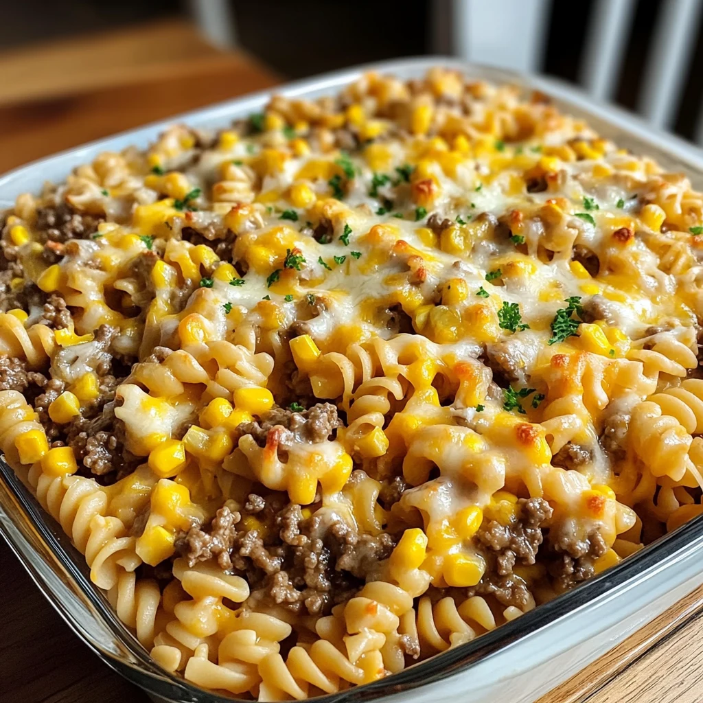 Loaded Cheddar Ranch Beef and Sweet Corn Rotini Bake 30 Minutes Ultimate DeliciousLoaded Cheddar Ranch Beef and Sweet Corn Rotini Bake 30 Minutes Ultimate Delicious