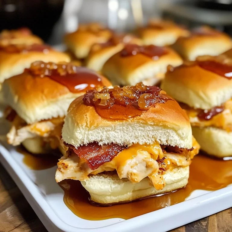Maple Chicken Bacon Sliders 30 Minutes Easy Delicious