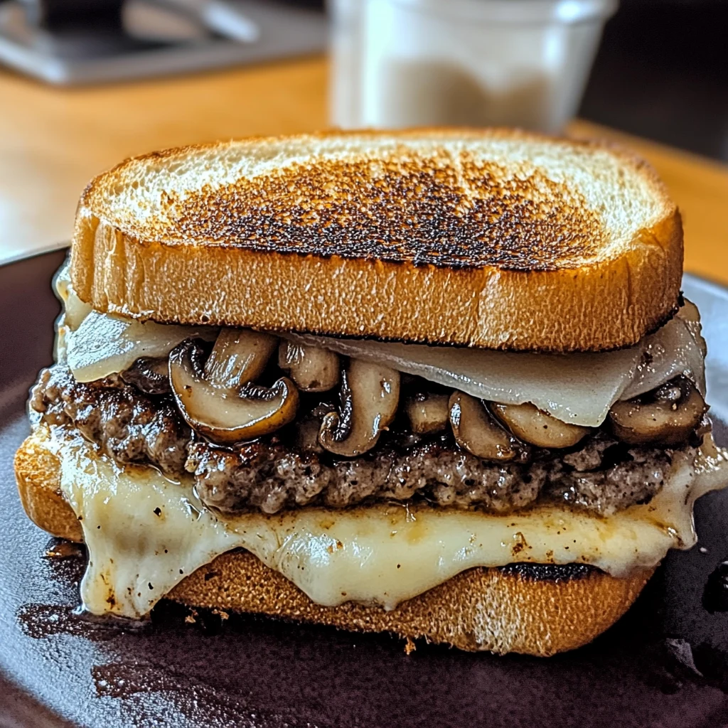 Mushroom Swiss Patty Melt 30 Minutes Perfect Delicious