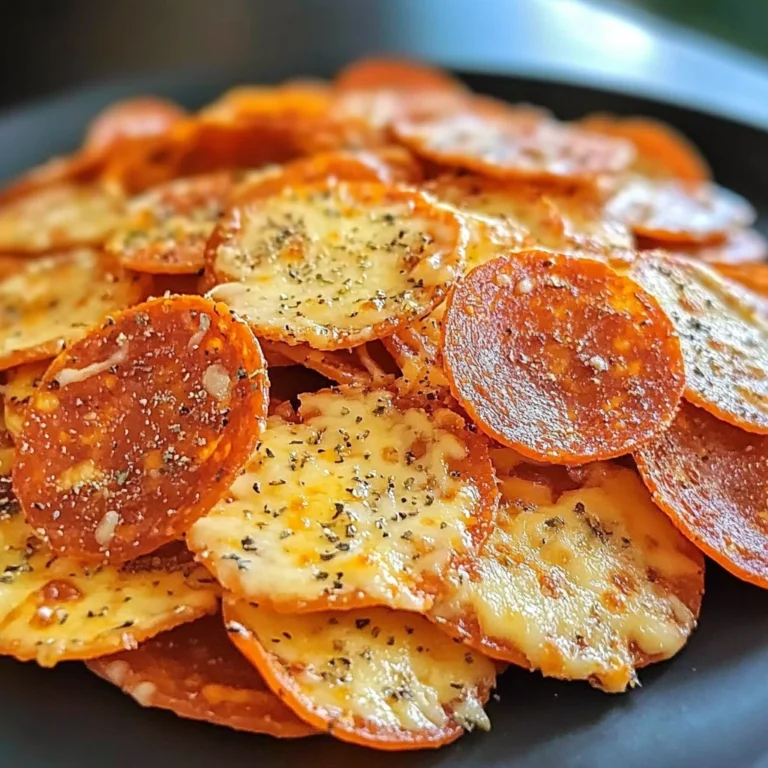Pepperoni Cheese Crisps 4 Ingredients Easy Delicious