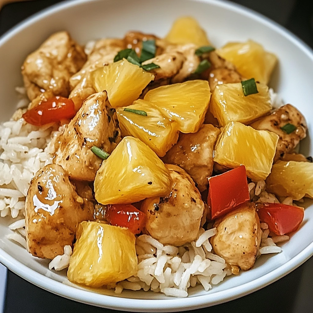 Pineapple Chicken and Rice 30 Minutes Easy Delicious