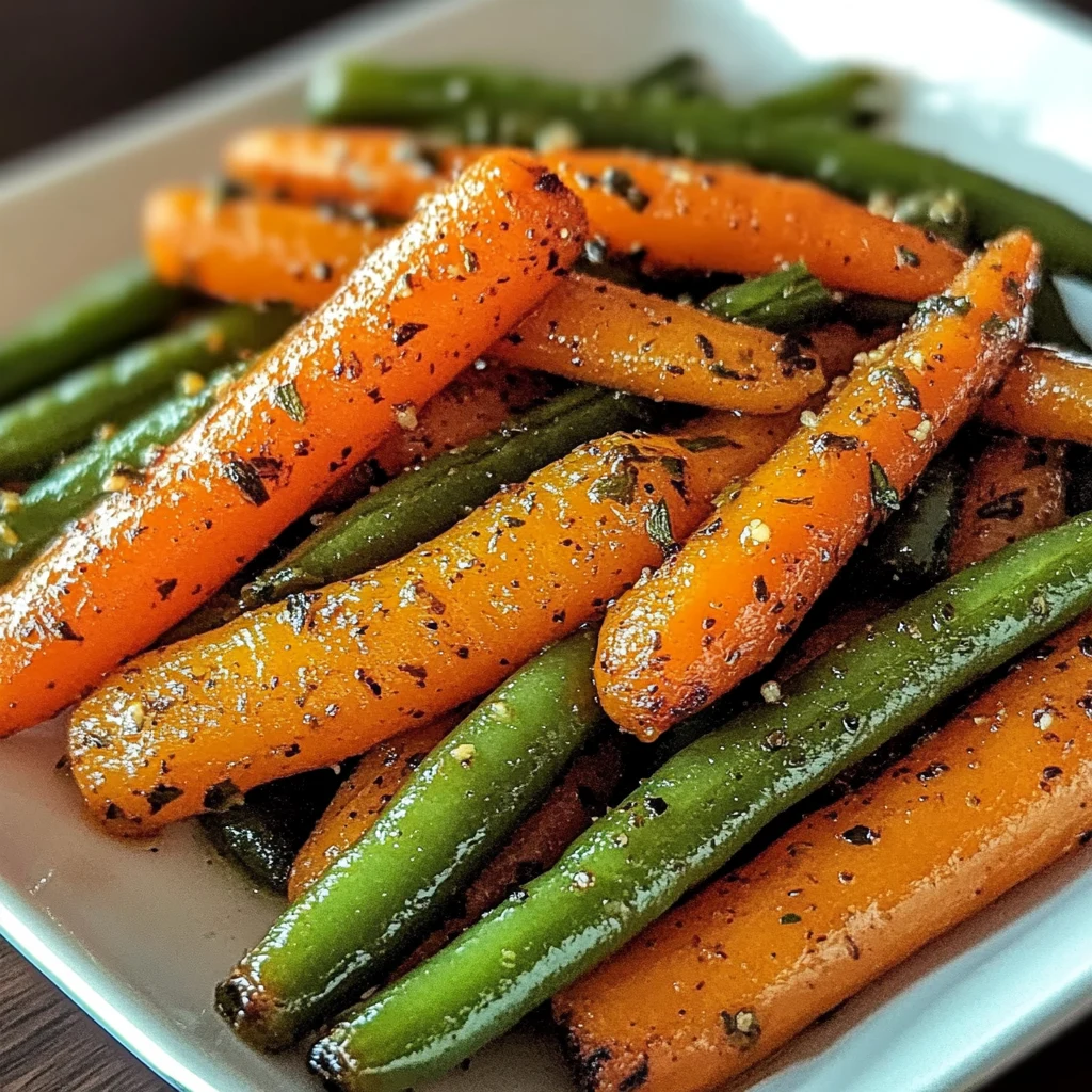 Roasted Carrots and Green Beans 25 Minutes Perfect Delicious