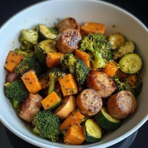 Sausage Veggie Skillet Bowl 30 Minutes Easy Delicious