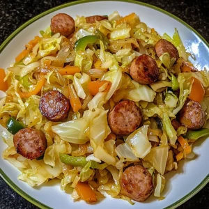 Sausage and Cabbage Stir Fry 30 Minutes Awesome Delicious