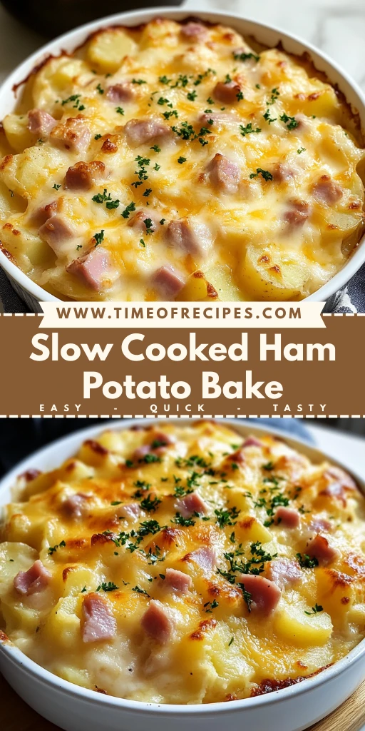Slow Cooked Ham Potato Bake 5 Steps Ultimate Delicious