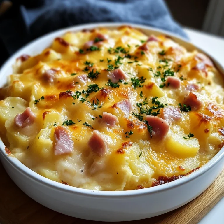 Slow Cooked Ham Potato Bake 5 Steps Ultimate Delicious